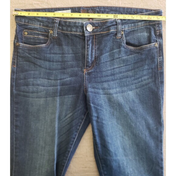 Kut From The Kloth Women's Diana Skinny Jeans Dark Wash Size 12 Blue Denim - Picture 16 of 16